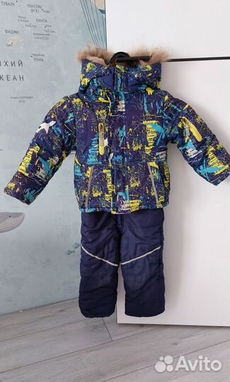 Зимний костюм для мальчика (74см.)