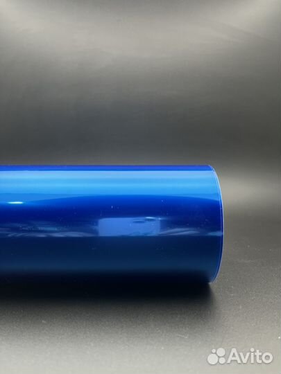 Пленка для фар синяя (размер 30см*50см)