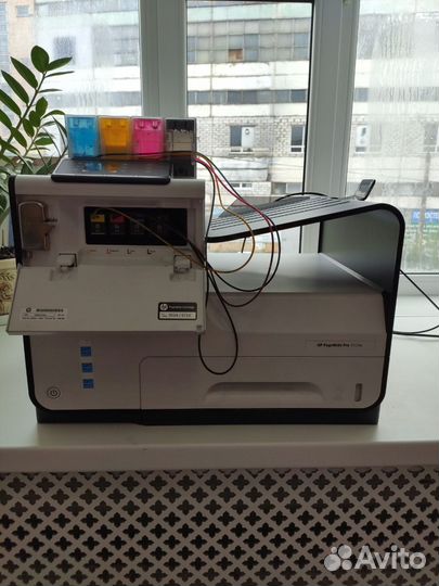 Цветной струйный принтер HP PageWide Pro 452dw