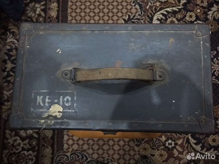 Сундук деревянный железный клёпаный армейский СССР