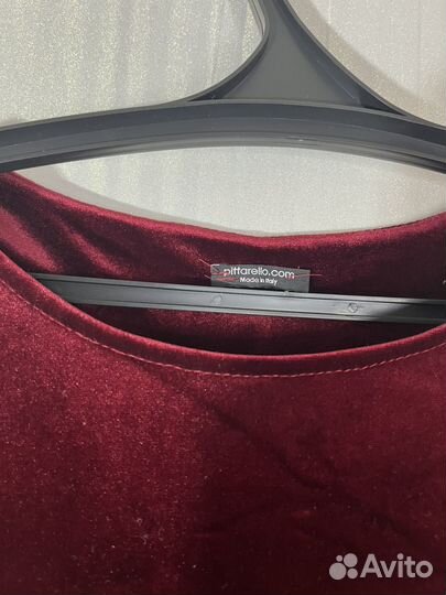 Платье велюр Италия р.L/XL