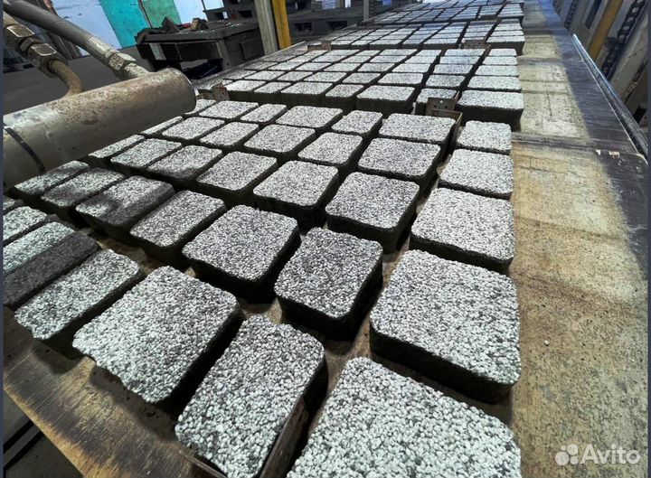 Тротуарная плитка брусчатка от 120 м2