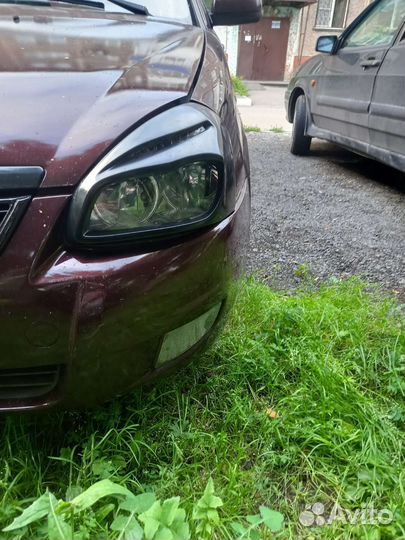 Накладки на фары ваз priora