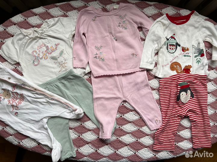 Новогодний костюмчик mothercare 6-9