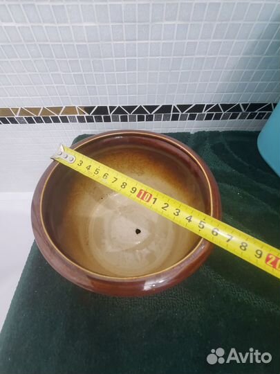 Керамический цветочный горшок