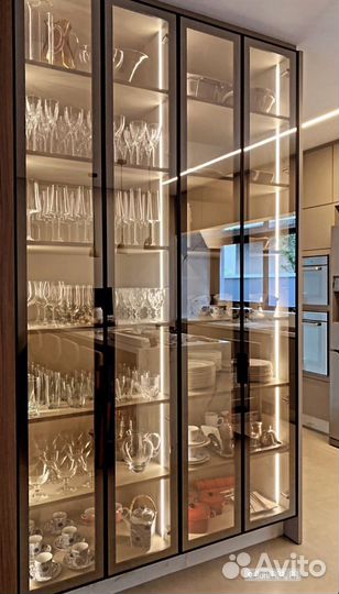 Изготовление алюминиевых фасадов для мебели