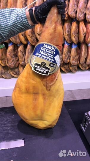 Хамон иберико на кости выдержка 24 месяца