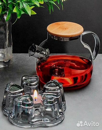 Чайник стеклянный