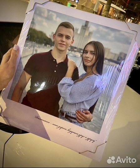 Портрет по фото на холсте