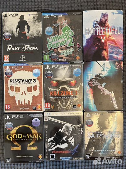 Игры PS3/PS4/SteelBook