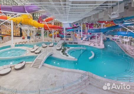 Посещение Аквапарк Лужники выходные 120 мин взросл