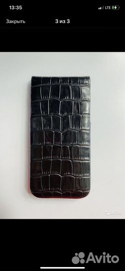 Кожаный чехол на iPhone 7