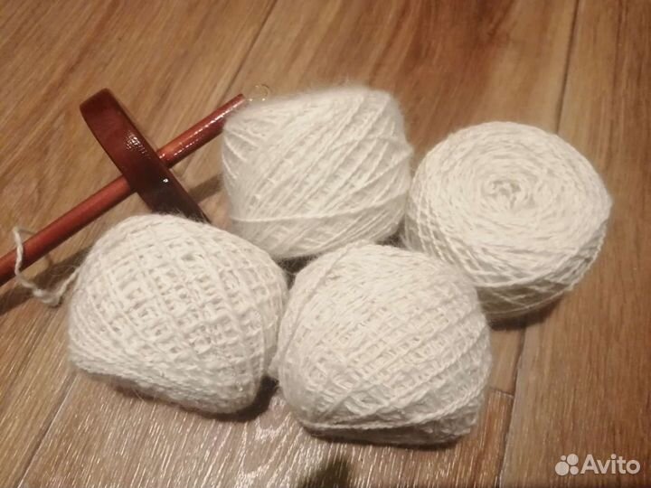 Пряжа для вязания шерсть 100 ангора ручного пряде