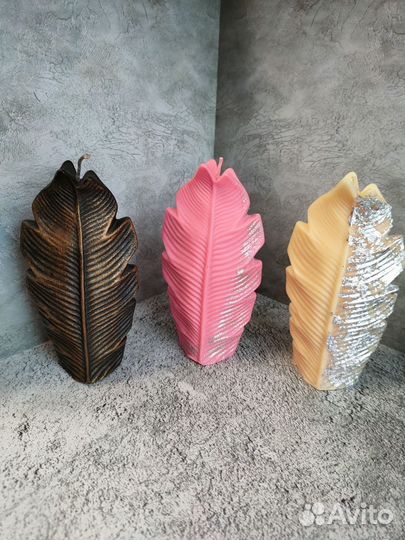 Интерьерная Свеча Перо