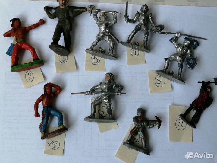 Рыцарь,солдатик,богатырь гдр Германия.4 штуки