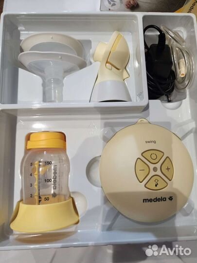 Молокоотсос medela swing flex электрический