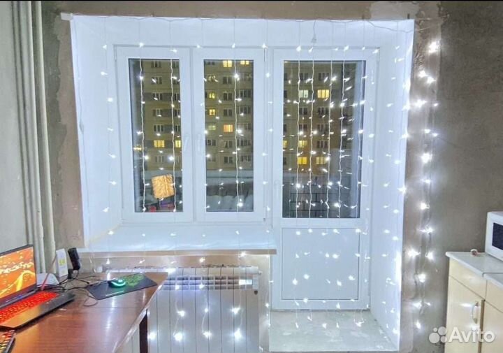 Шторы гирлянды