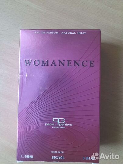 Туалетная вода, Womanence