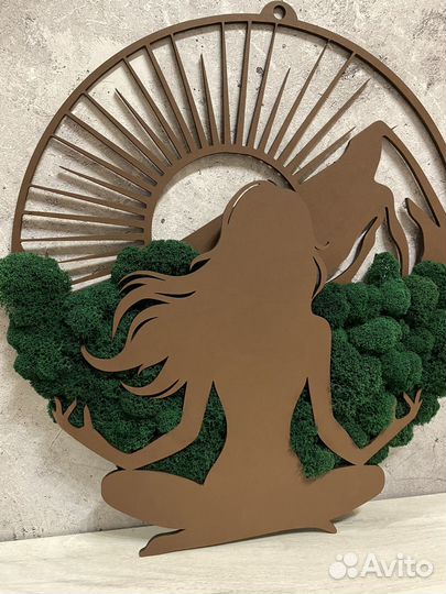 Панно с мхом 