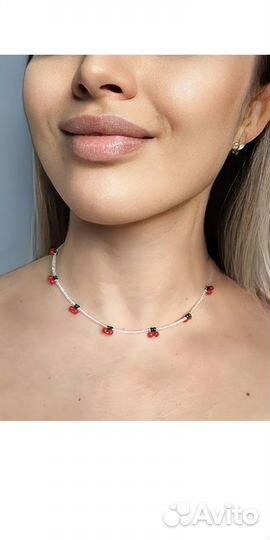 Чокер из бисера