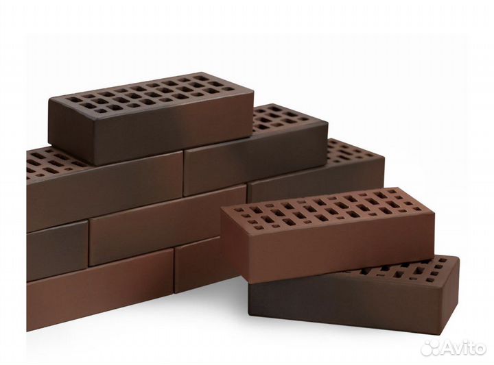 Кирпич 1 нф баварская кладка графит руст