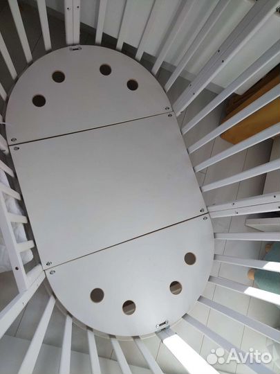 Детская кроватка трансформер +матрас + аксессуары