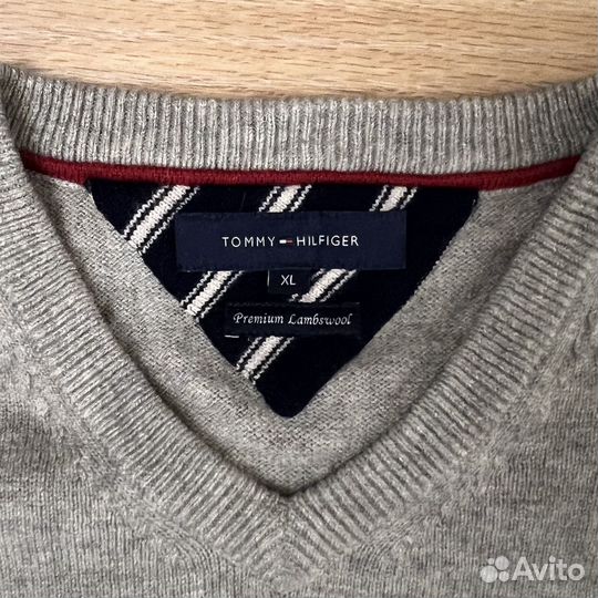 Шерстяной джемпер Tommy Hilfiger - XL оригинал