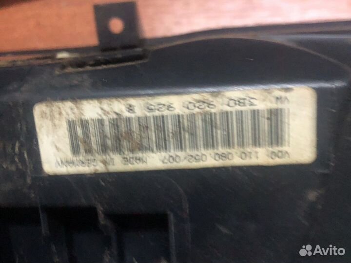 Риборная панель vw passat b5 1.8t АКПП