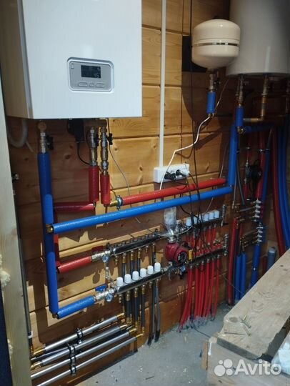 Монтаж отопление водоснабжение