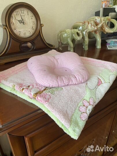 Детский пледик и подушечка