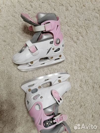 Коньки ролики 2 в 1 раздвижные