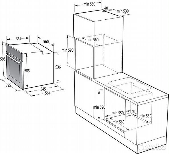 Духовой шкаф gorenje BO6735CLB