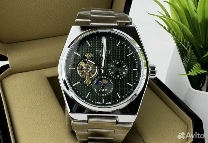 Часы мужские Tissot prx хронограф green