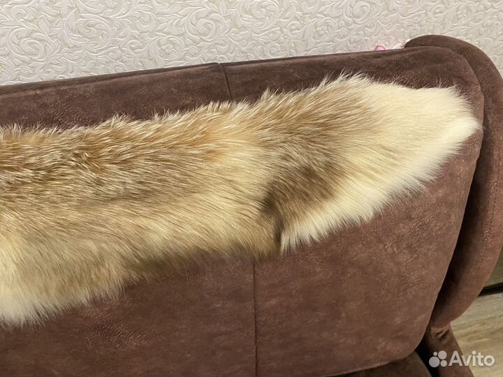 Меховой воротник степная лиса