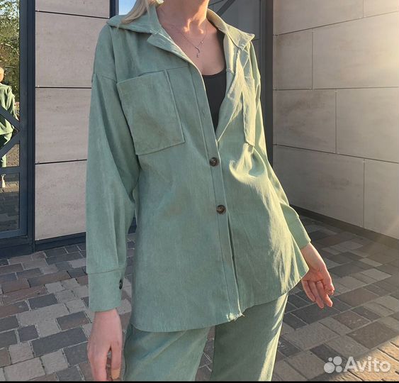 Вельветовый костюм 42