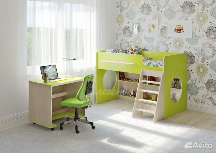 Кровать чердак