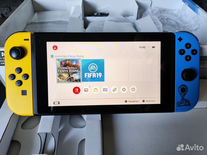 Nintendo switch Fortnite edition (продано)