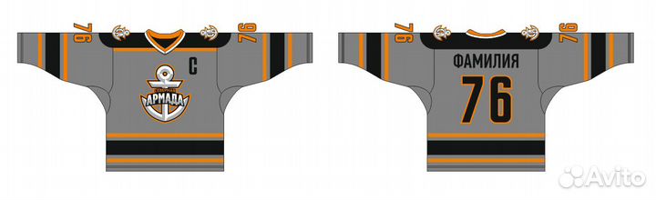 Разработка дизайна футбольной/хоккейной формы