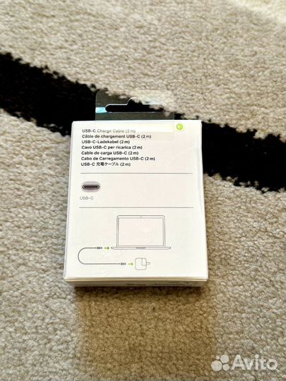Кабель USB-C to USB-C Apple 2 метра оригинал