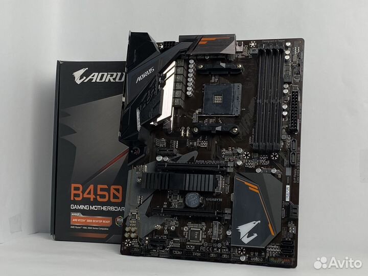 Материнская плата Gigabyte B450 Aorus Elite / AM4