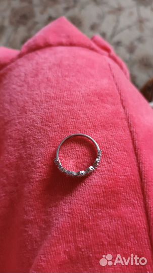 Серебряное кольцо корона