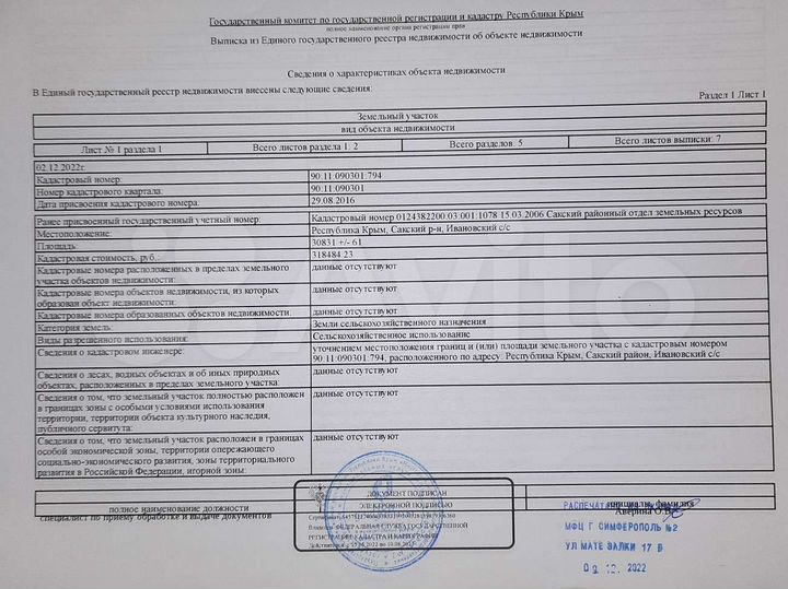 Участок 3,08 га (СНТ, ДНП)