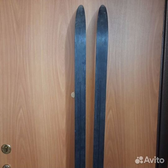 Лыжи беговые с ботинками бу