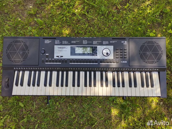 Cинтезатор medeli m331 + стойка + музыкальный стул