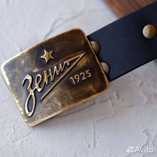 Ремень мужской кожаный