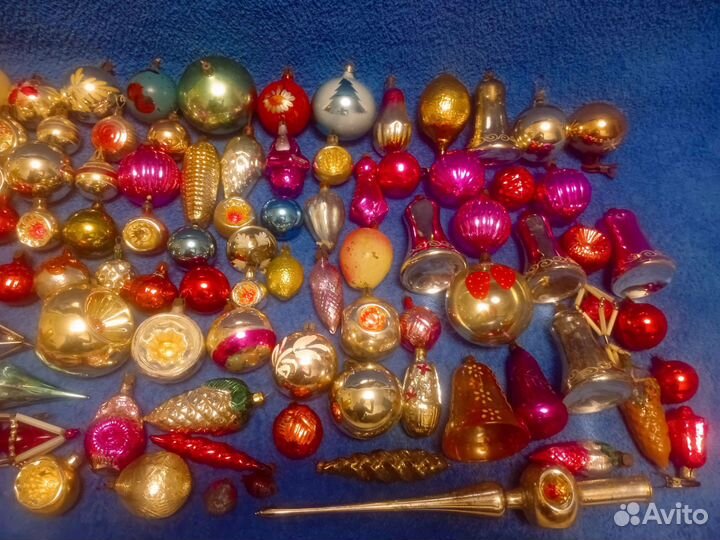 Лот новогодних игрушек СССР