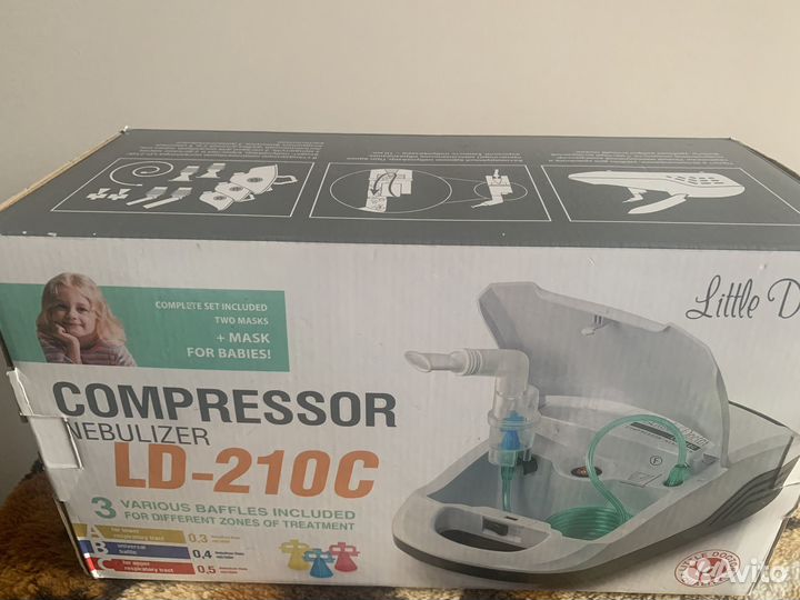 Ингалятор небулайзер компрессорный