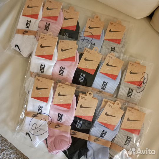 Носки nike женские короткие 10пар