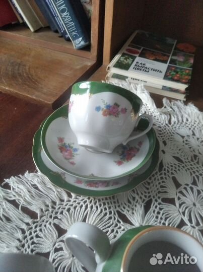 Чайный сервиз СССР дулево Воспоминание
