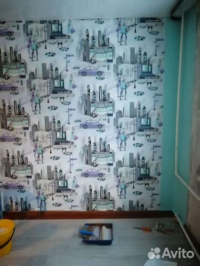 Поклейка обоев,Ремонт квартир,частных домов